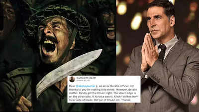 Akshay Kumar's reply to a retired Army officer who pointed out a mistake in 'Gorkha' poster is winning hearts