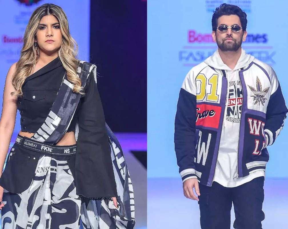 
Ananya Birla and Neil Nitin Mukesh walk the ramp for Celebfie presents FKNS by Narendra Kumar at the Bombay Times Fashion Week 2021
