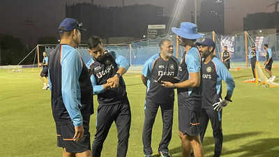 India's team mentor MS Dhoni joins squad for T20 World Cup campaign
