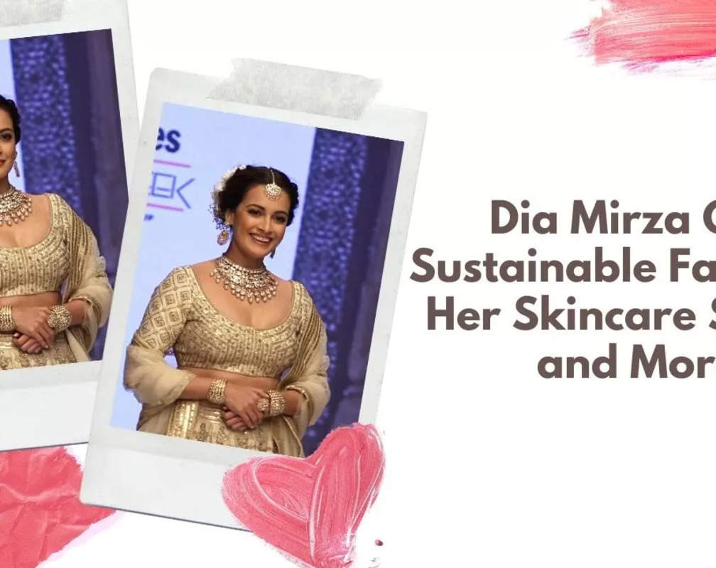
Dia Mirza on sustainable fashion, her skincare secret and more
