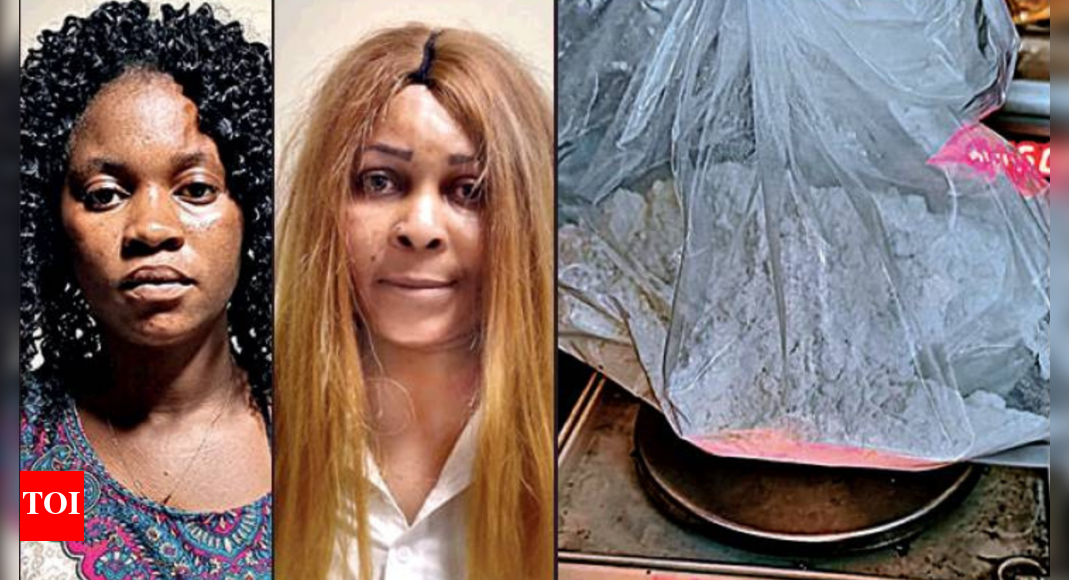 530grams of cocaine seized at Kochi airport, 2 Nigerian women held ...