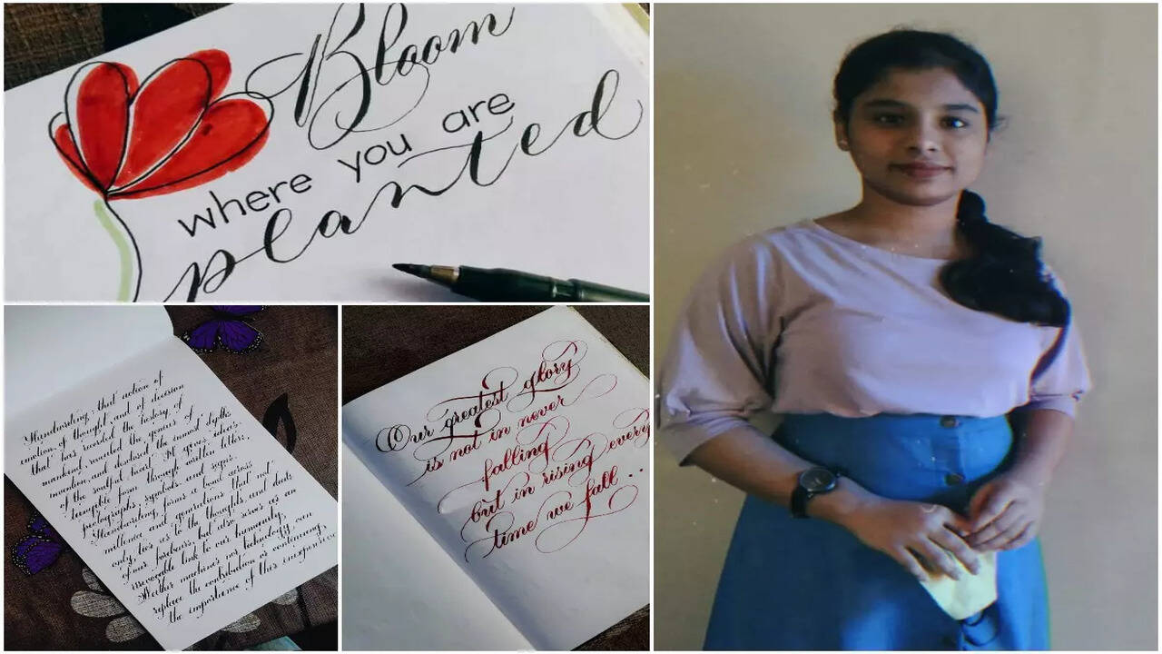 Kannur girl wins world handwriting contest | Kochi News - Times of India