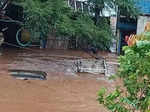 Pictures of destruction caused by heavy rainfall in Kerala