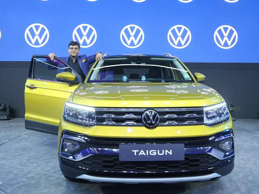 Taigun Spotlight: A spectacular light & sound show at the launch of ...