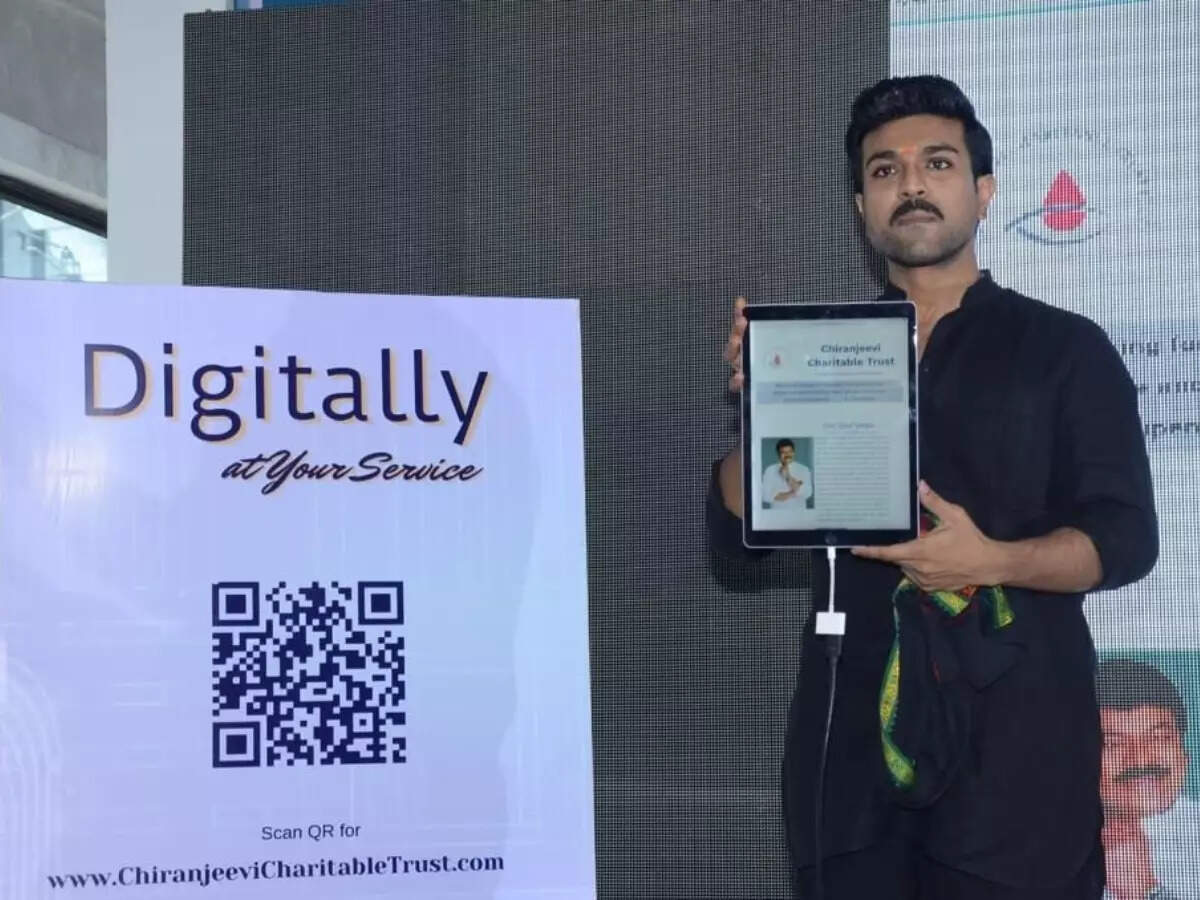 Ram Charan Teja launches &#39;Chirajeevi Charitable Trust&#39; website! | Telugu Movie News - Times of India