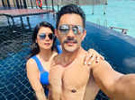 Pictures from Aditya Narayan and Shweta Agarwal’s relaxing vacation will make you miss your holidays!