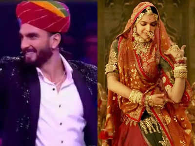 The Big Picture: Ranveer Singh dances to wife Deepika Padukone's song 'Ghoomar' in a three piece suit; watch