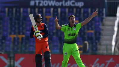 T20 World Cup: Curtis Campher takes 4 in 4, Ireland bowl out Netherlands for 106