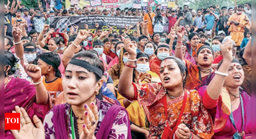 No end to communal unrest in Bangladesh as houses are torched – Times of India