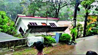 Kerala: Flashflood washes away Mundakkayam house