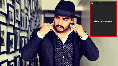Arjun Kapoor reveals it's 'Time to disappear', find out where he's off to!