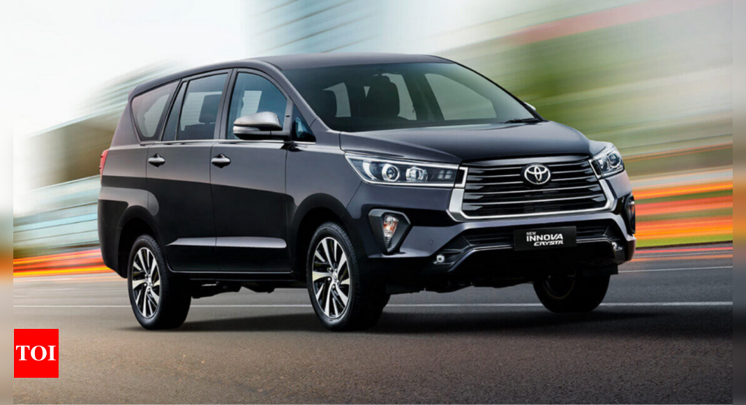 Toyota Innova Crysta limited edition launched with upgraded tech – Times of India