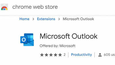 Microsoft Outlook extension now available for Google Chrome browser