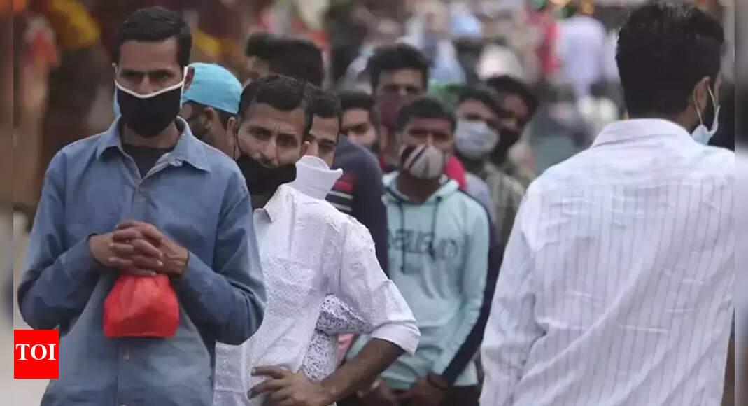 Covid19 Norms kept at a distance in Delhi’s neighbourhood Gurgaon