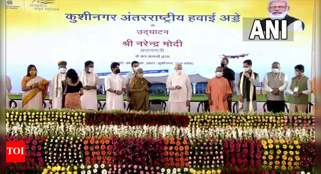 UP: PM inaugurates Kushinagar International Airport