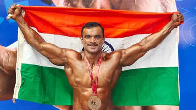 Navi Mumbai cop clinches bronze medal at international bodybuilding championship