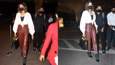 Deepika Padukone Completes Her Latest Airport Look With A Trendy