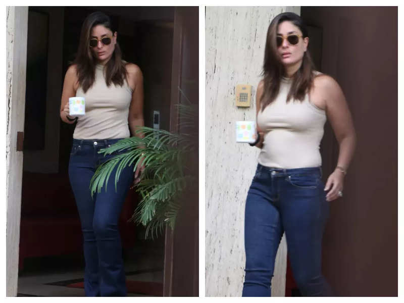PICS: Kareena Kapoor Khan snapped outside holding a coffee mug, netizens ask why she doesn't drink her coffee at home - read comments