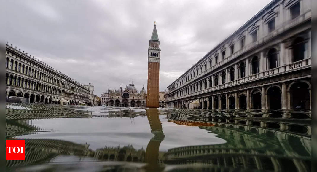 Flooding in Venice worsens off-season amid climate change – Times of India