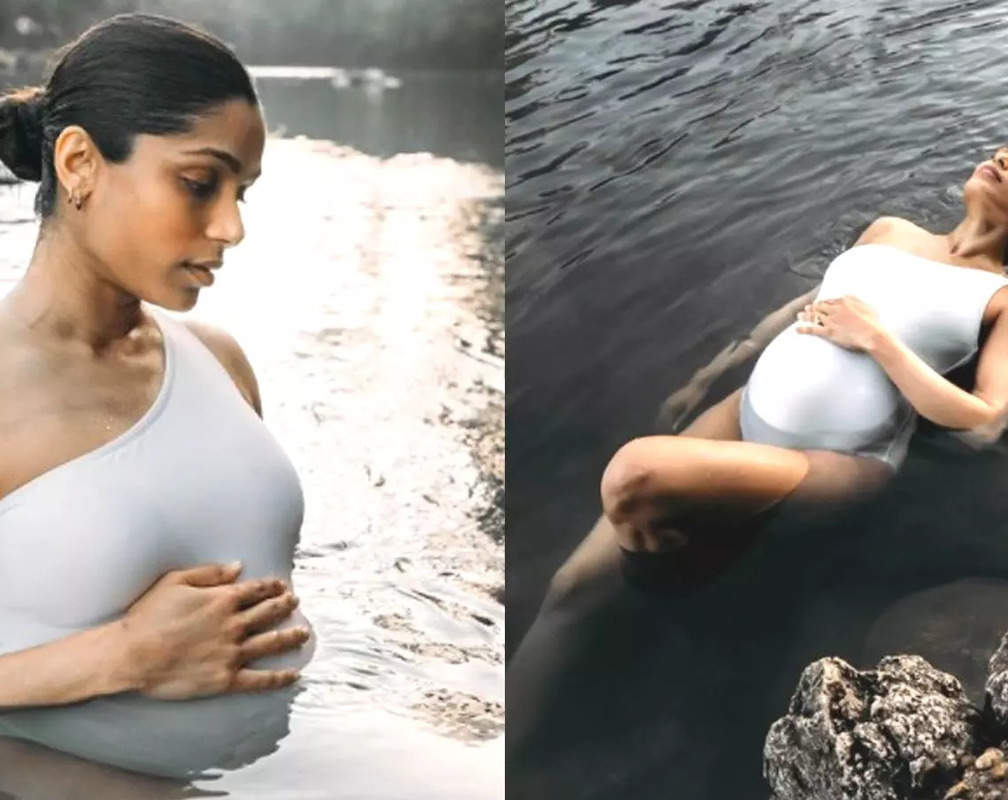 
Mom-to-be Freida Pinto teases fans by dropping stunning pictures in a beautiful white swimsuit
