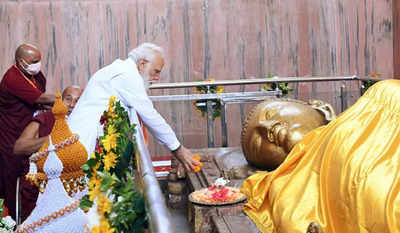 Buddha inspires our Constitution, Dhamma-Chakra resplendent in Tricolour: PM Modi