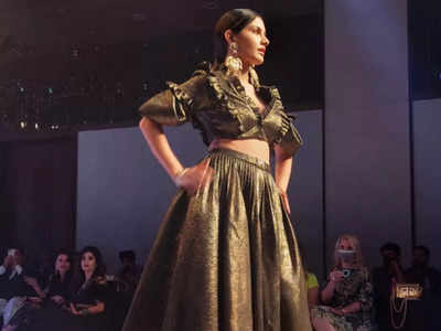 Amyra Dastur makes a stylish statement on Delhi's big date with fashion