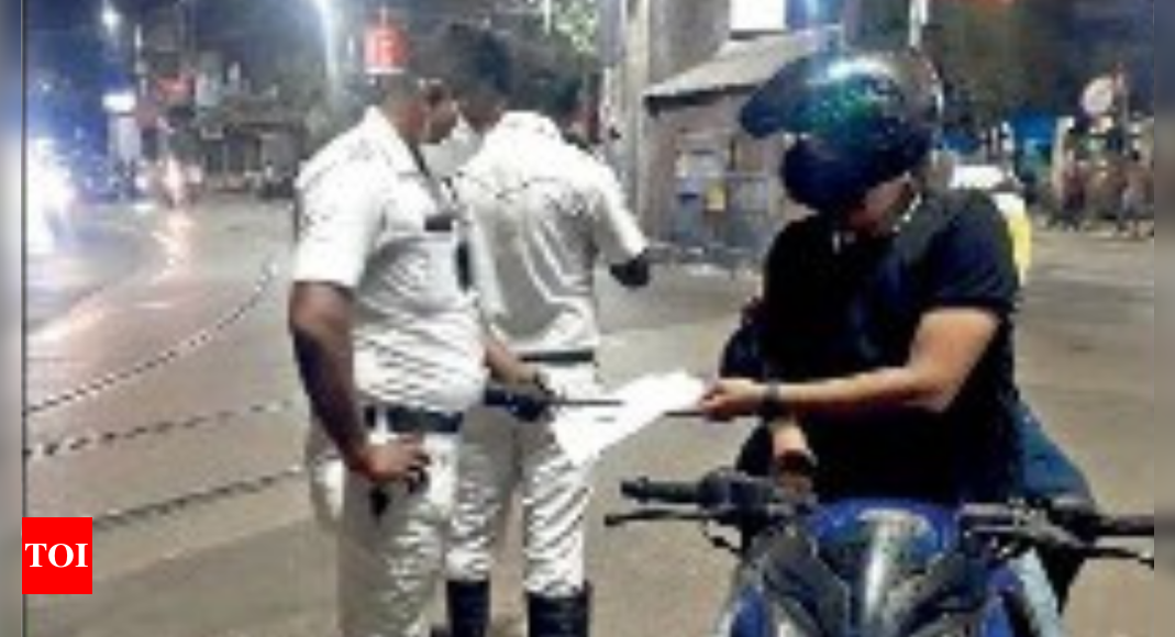 Night curbs: Kolkata cops focus on errant bikers