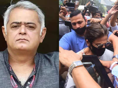 Hansal Mehta tweets after SRK visits Aryan