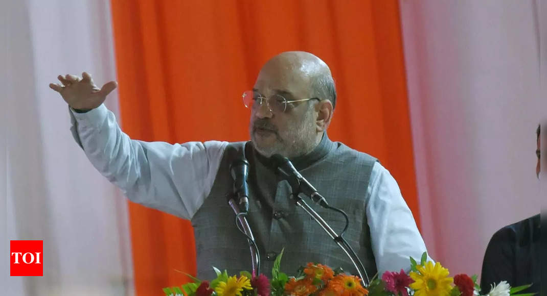 Home minister Amit Shah congratulates country on vaccination milestone | India News – Times of India