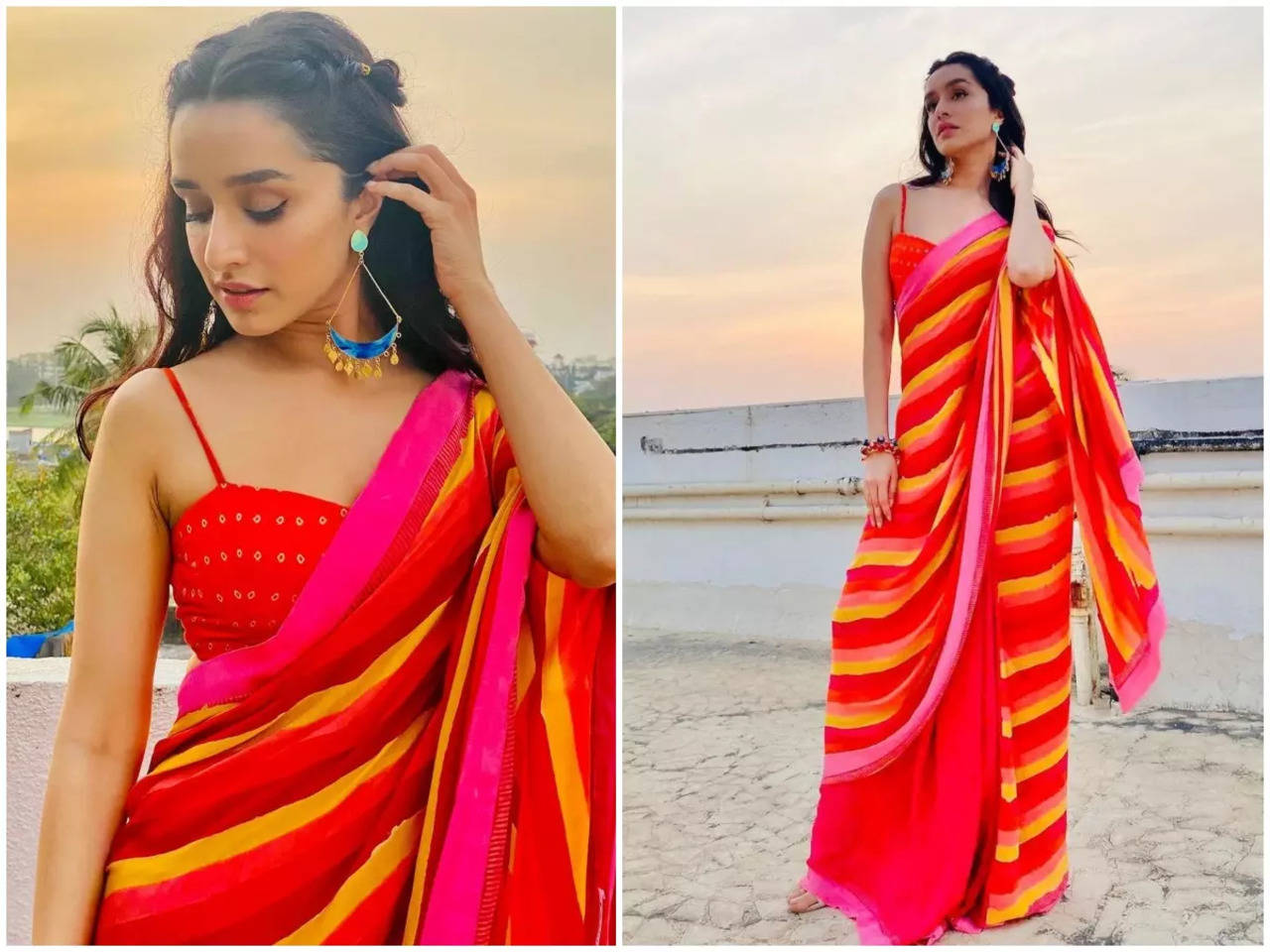 Top more than 76 poses for saree super hot