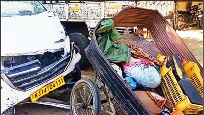 Jaipur: Two children die, four hurt after SUV hits ‘rickshaw’ on NH-8 ...