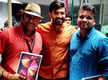 
'Border': Arun Vijay gifts an iPad to the director and cinematographer of the film
