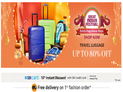 Amazon Sale Offers Up To 80% Off On Trolleys, Suitcases, And Travel Luggage From American Tourister, Verage, Safari, VIP, And Many More
