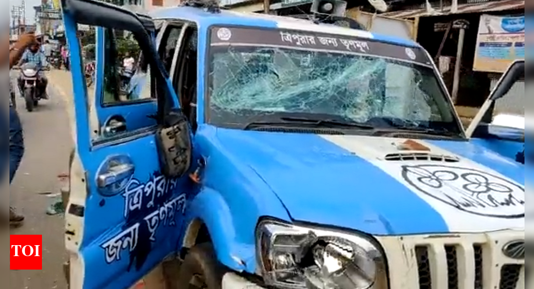 TMC MP attacked in Tripura, party blames BJP