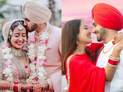 Neha Kakkar and Rohanpreet Singh celebrate first wedding anniversary; see  pics of their adorable and memorable moments together | The Times of India