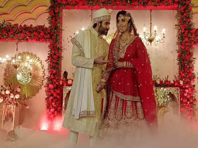 It feels like a dream: Shireen Mirza who married Delhi's Hasan Sartaj in a traditional ceremony in Jaipur