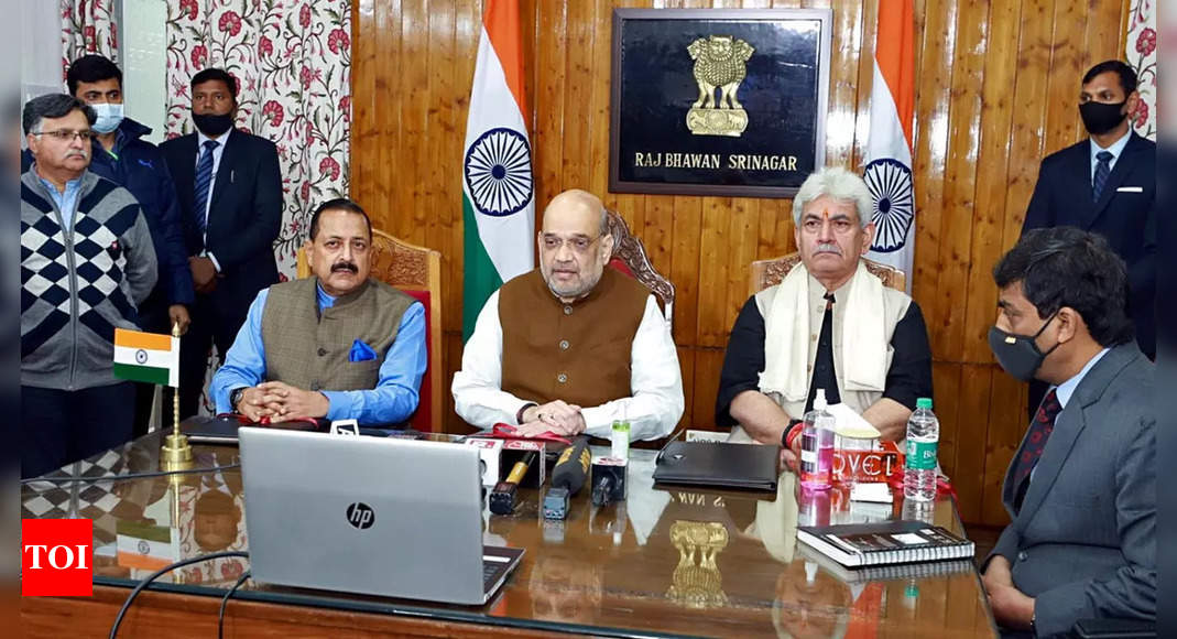 Shah: Join Fight Against Terror, Amit Shah Urges Jammu And Kashmir ...