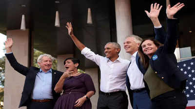 Obama fires up Virginia crowd for governor’s race he calls a US “turning point”
