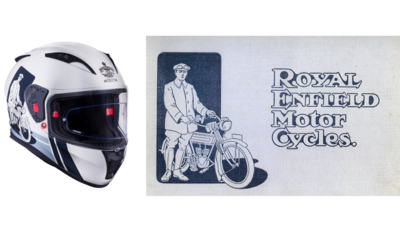 royal enfield hand painted helmet