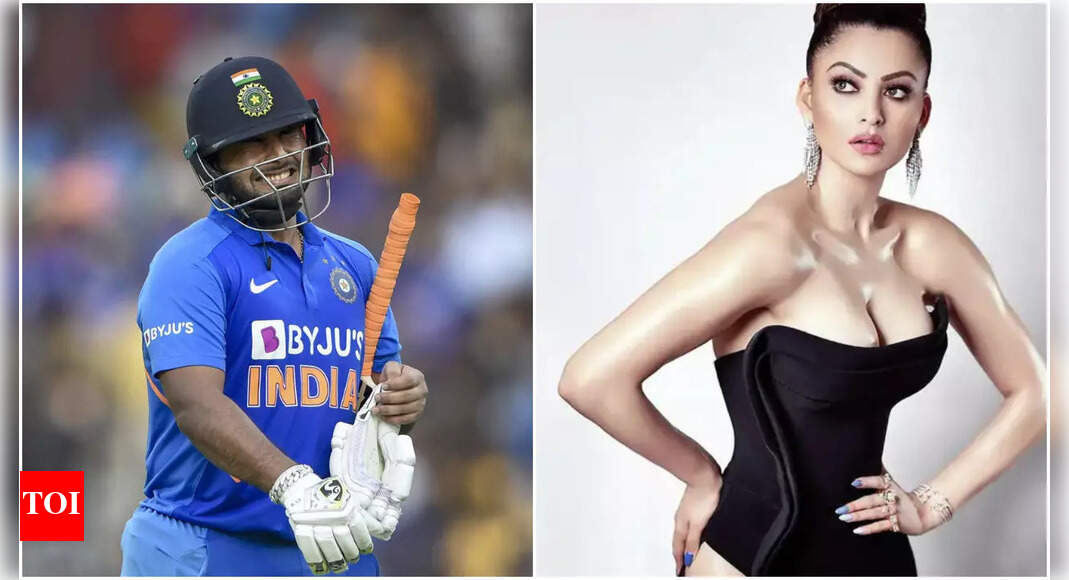 Is Rishabh Pant getting close to Urvashi Rautela again? Or, is she watching the Indo-Pak match to get media publicity? – Exclusive! – Times of India
