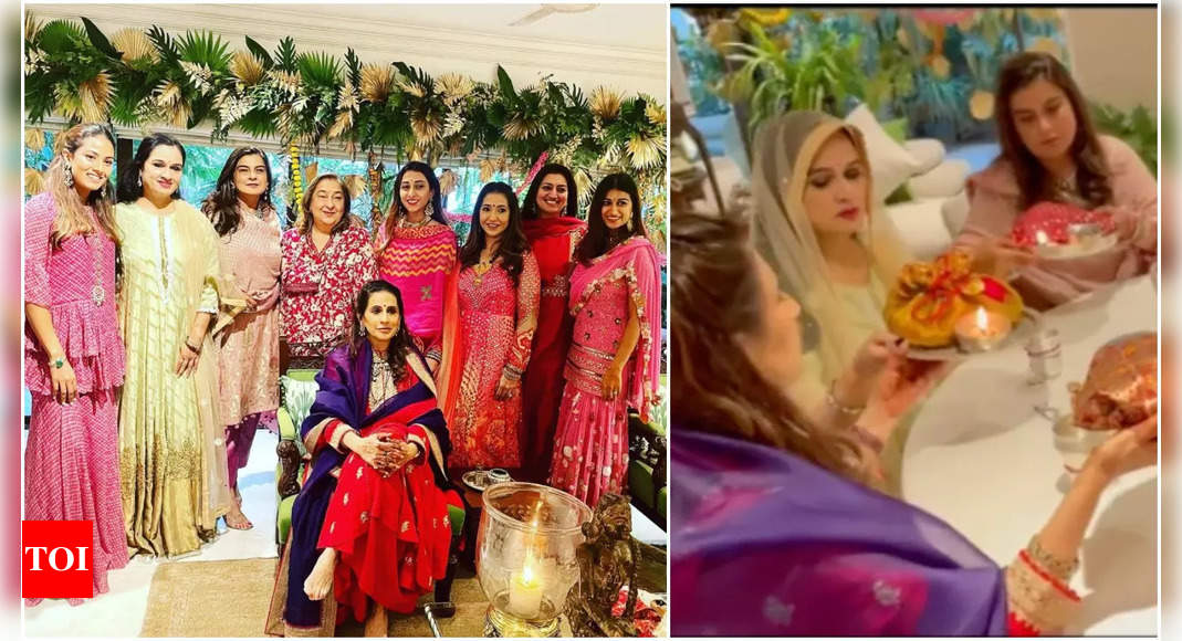 Padmini Kolhapure Drops Glimpses Of Karwa Chauth Celebrations At Anil ...