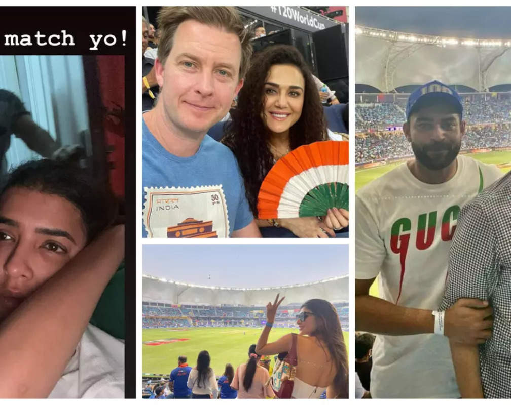
Tollywood celebs caught the T20 World Cup: India vs Pakistan match
