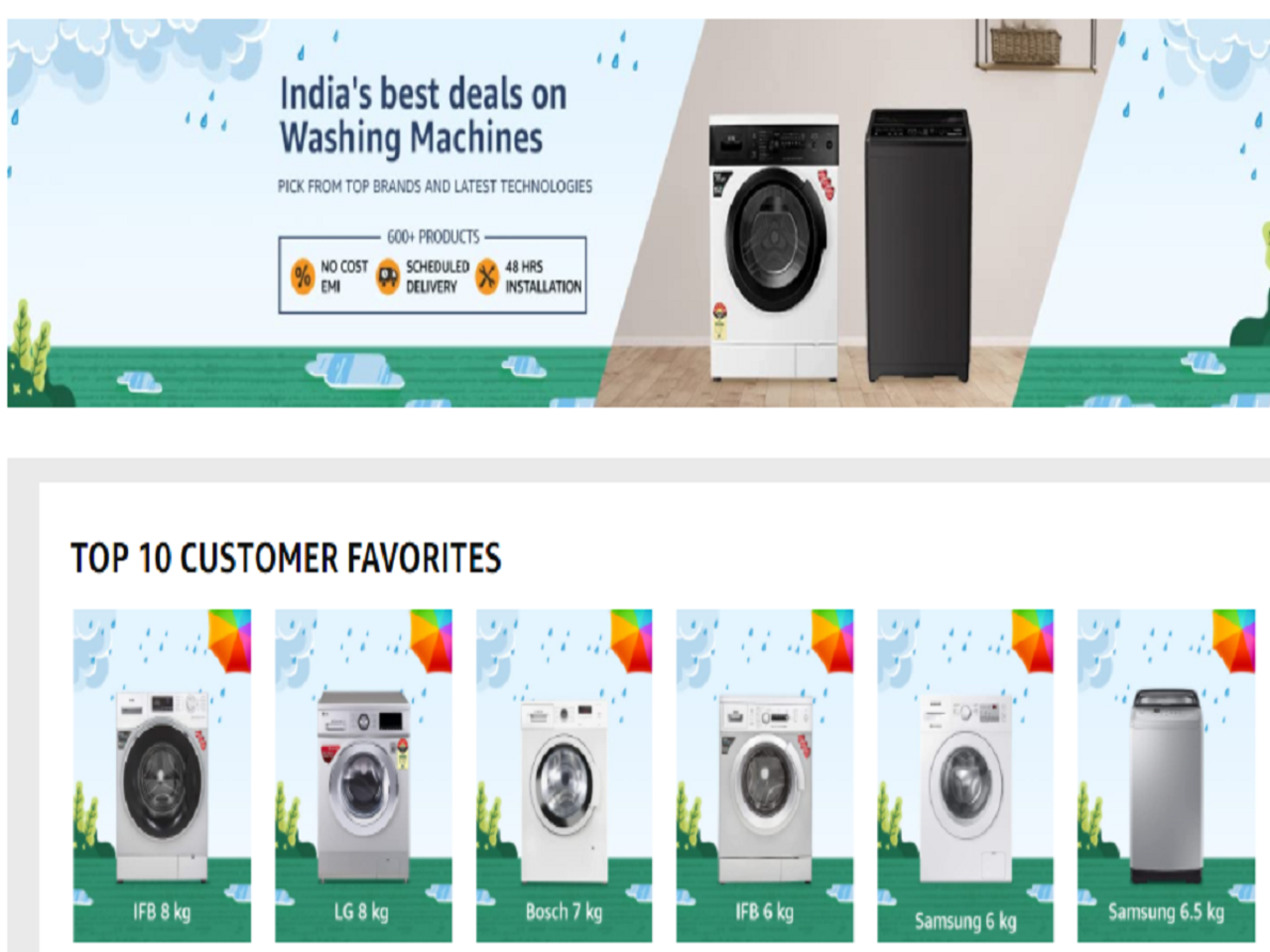 amazon sale washing machine ifb