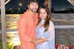 Lovely pictures from Varun Dhawan and Natasha Dalal's first Karwa Chauth celebration