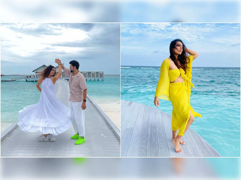Aakanksha Singh makes the most of her beach vacay in her postcard perfect getaway