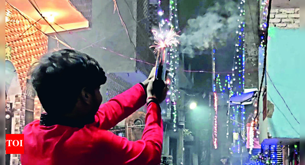 This year too, only green crackers allowed for Diwali in Noida Noida News Times of India