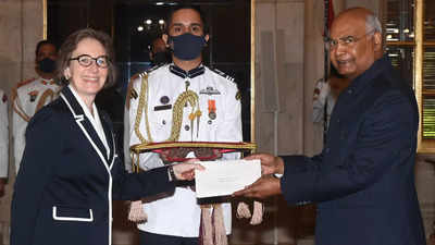 President Ram Nath Kovind accepts credentials from envoys of 4 countries