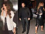 Salman Khan twins in black with rumoured GF Iulia Vantur and ex-GF Sangeeta Bijlani at Aayush Sharma’s birthday party