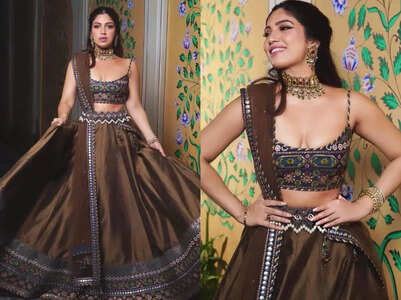 Bhumi's lehenga is certainly not run-of-the-mill