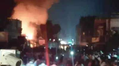 Tamil Nadu: 5 dead as massive fire breaks out at firecracker shop at Sankarapuram